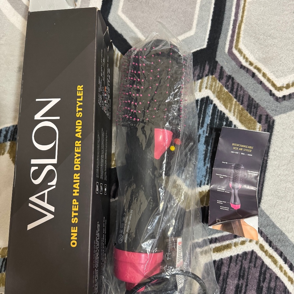 VASLON Hot Air Brush,4-in-1 One Step Hair Dryers & Blower Brush